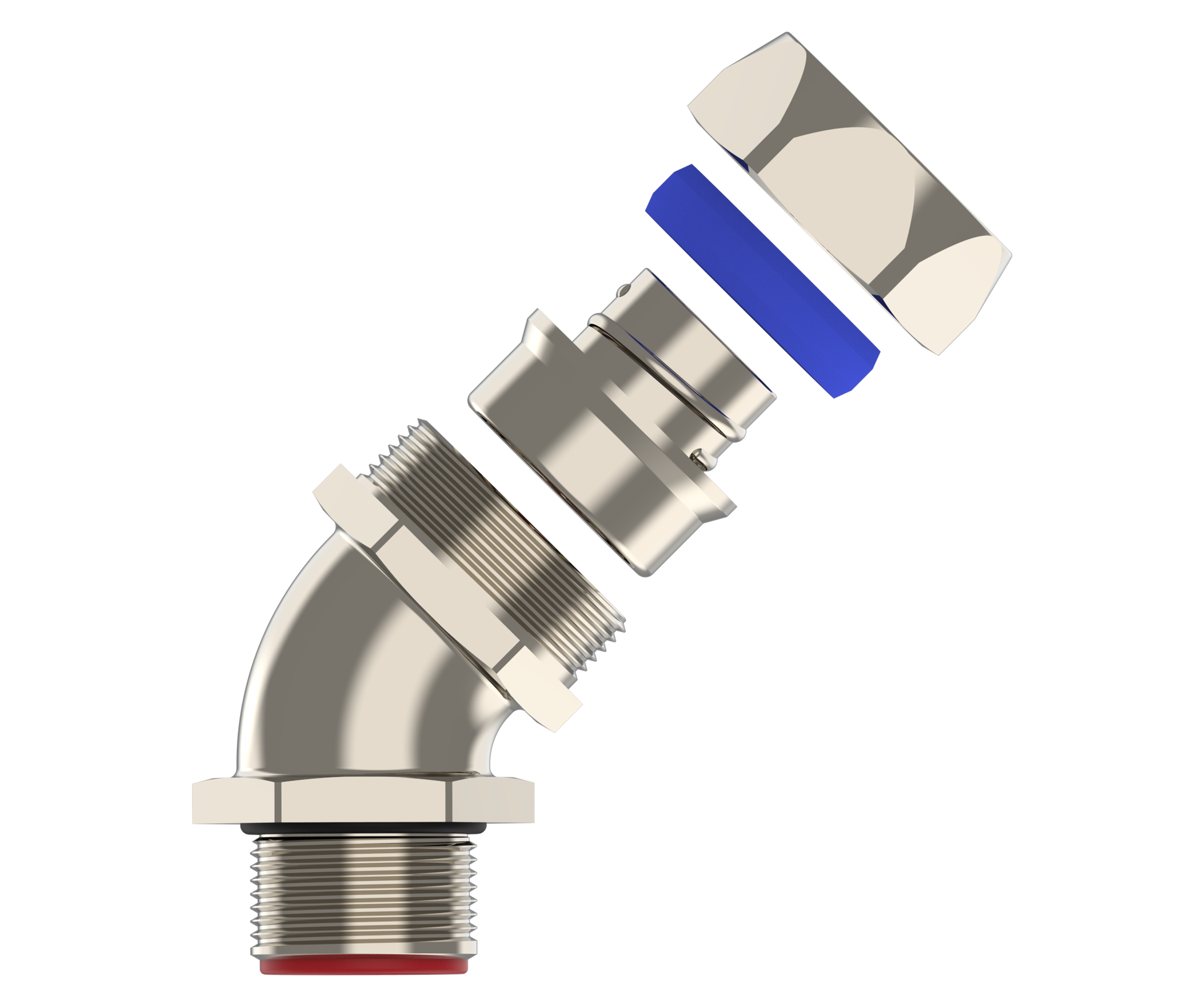 45° Liquid Tight-kobling view 4