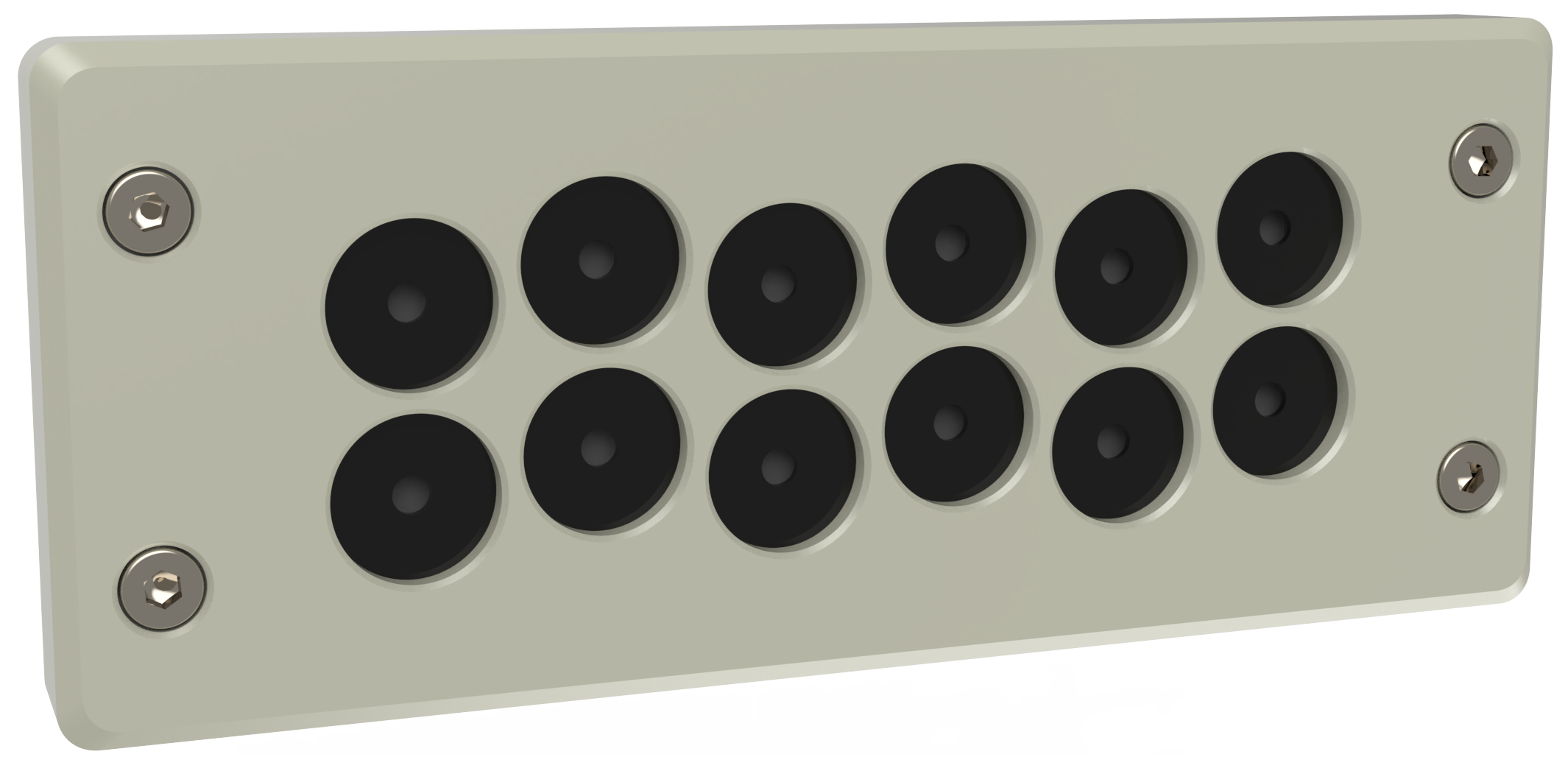 BRM kabelinnføringsplate view 3
