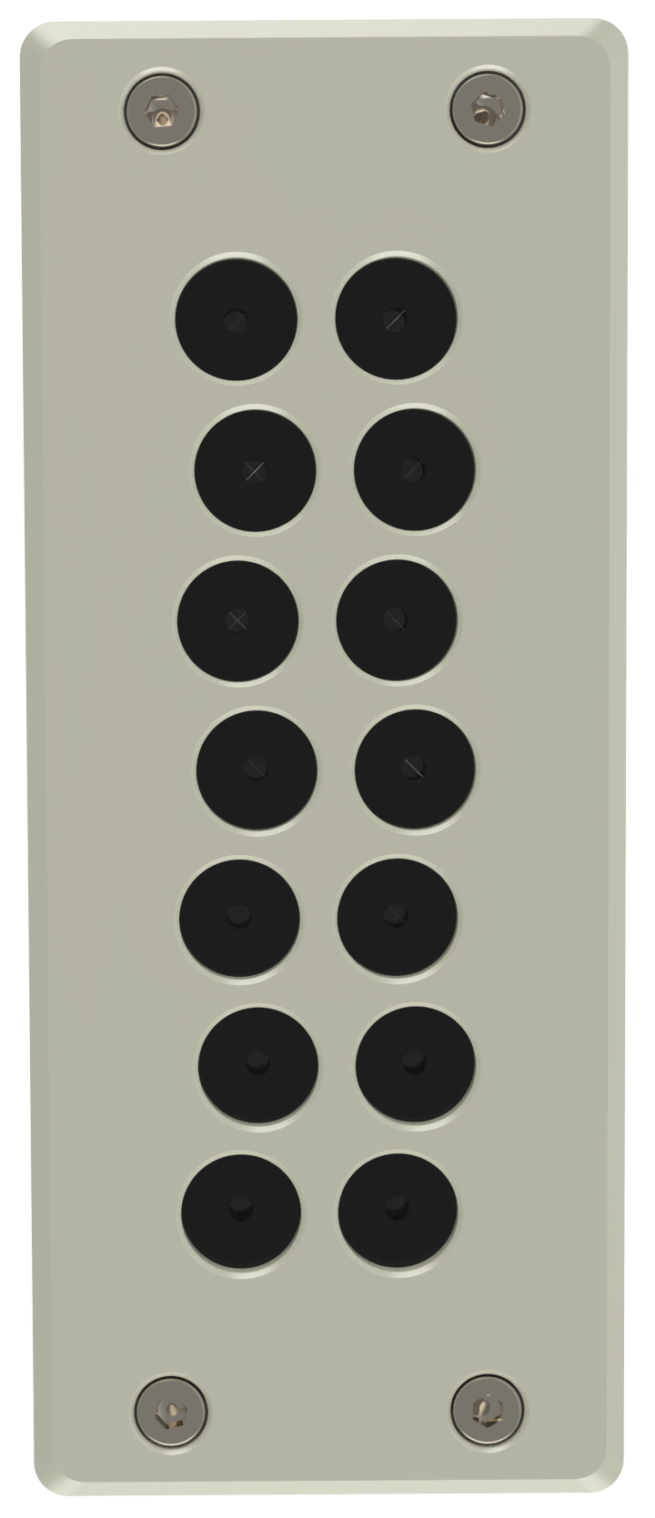 BRM kabelinnføringsplate view 6