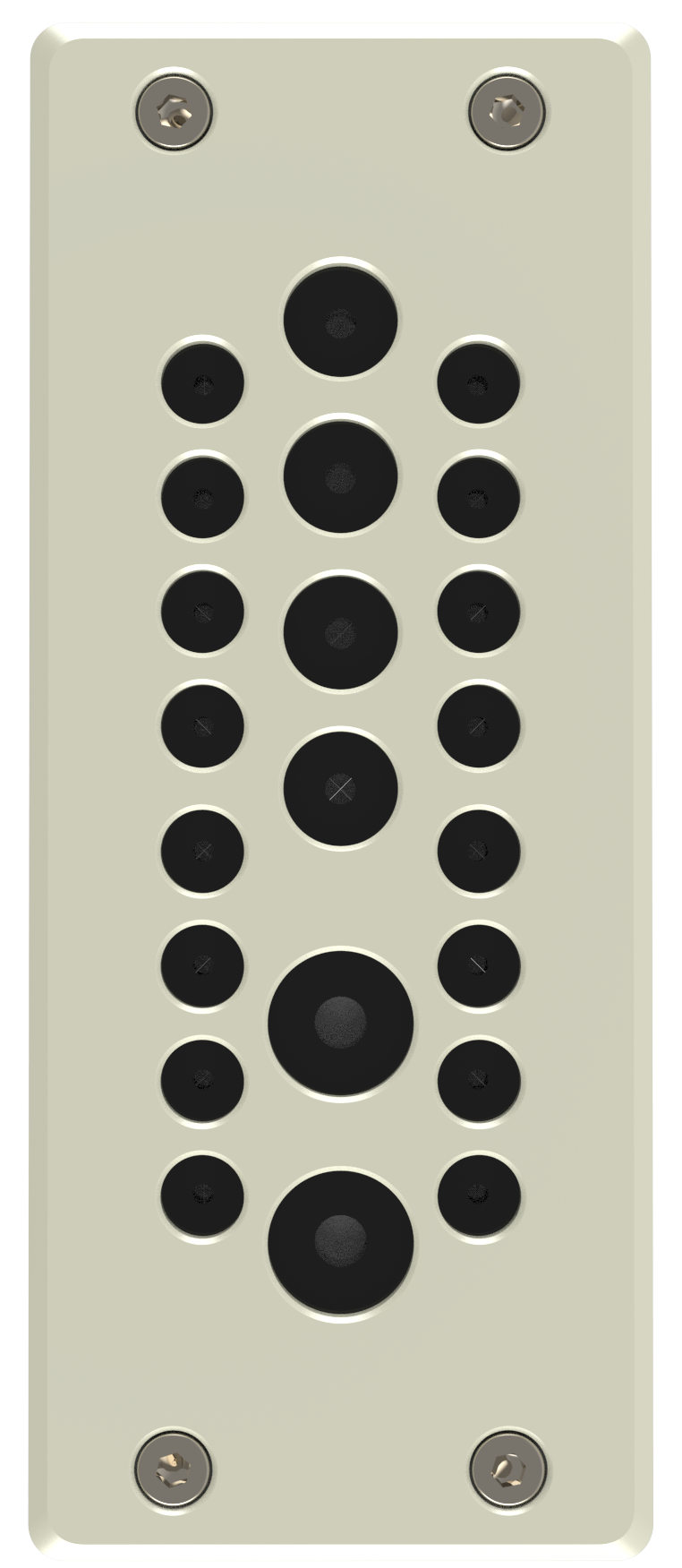 BRM kabelinnføringsplate view 10