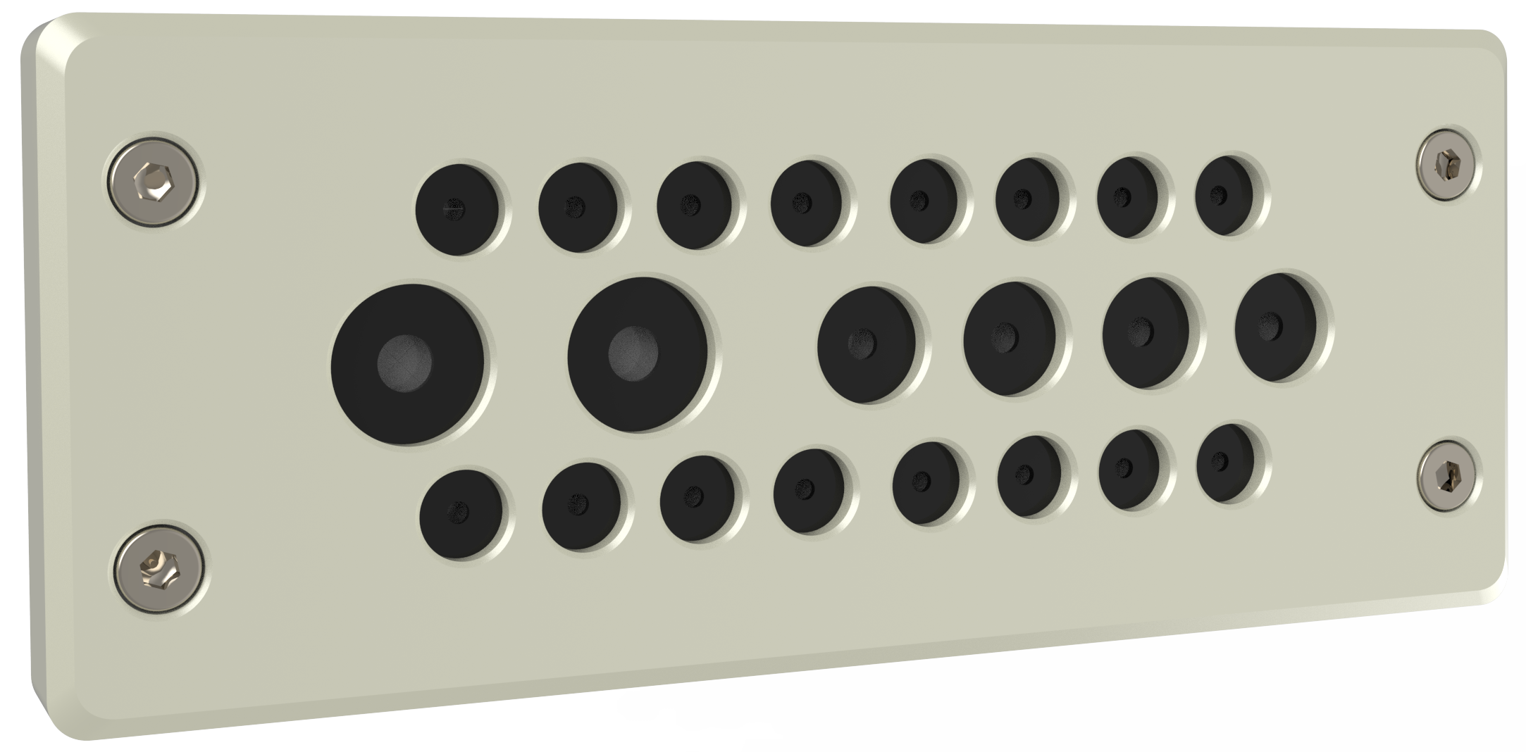 BRM kabelinnføringsplate view 11