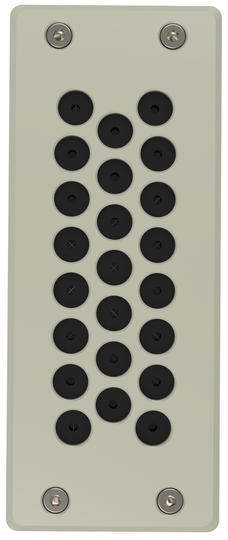 BRM kabelinnføringsplate view 14