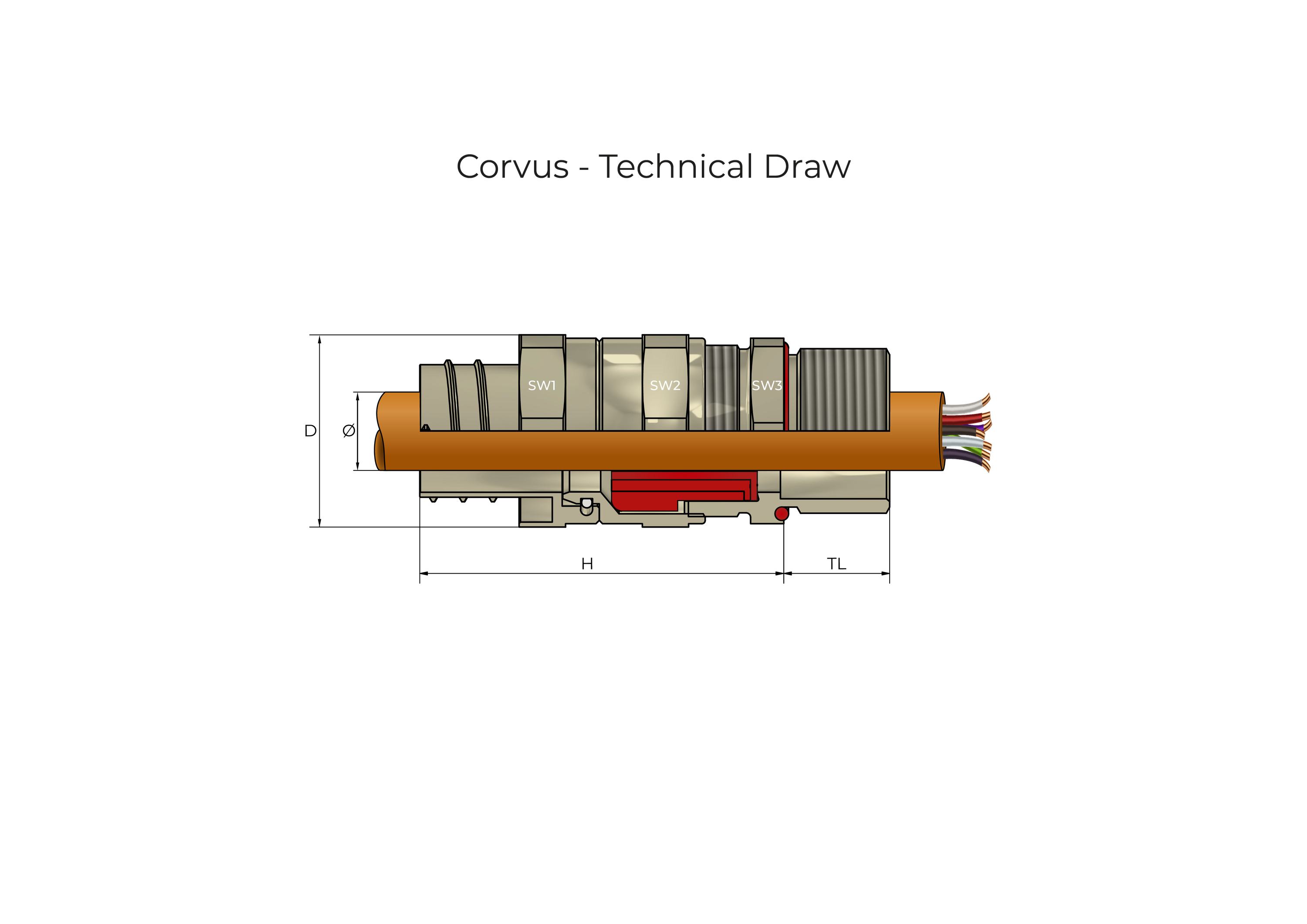 CORVUS Technical Drawing