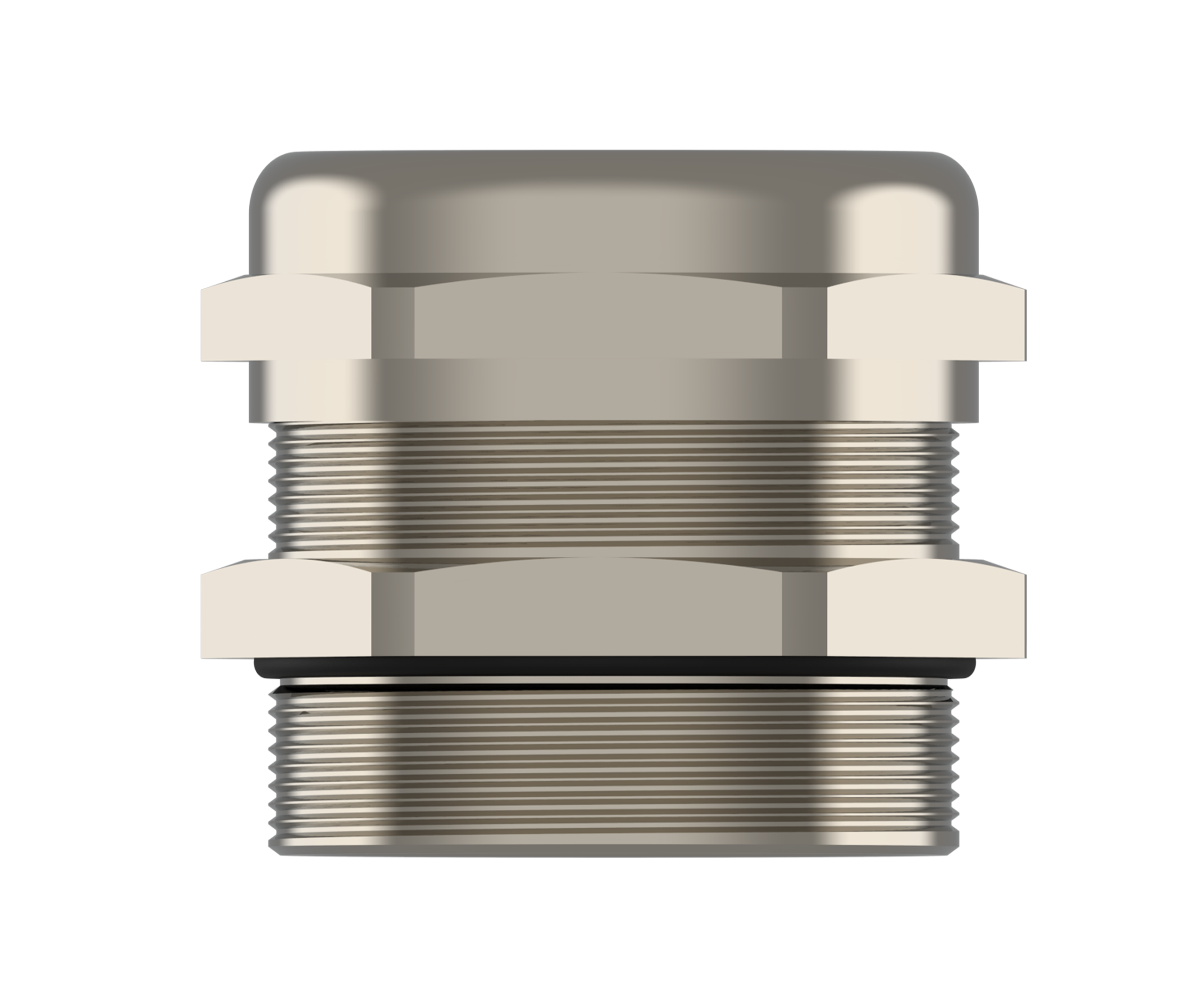 Kompresjonskabelnippel i messing view 4