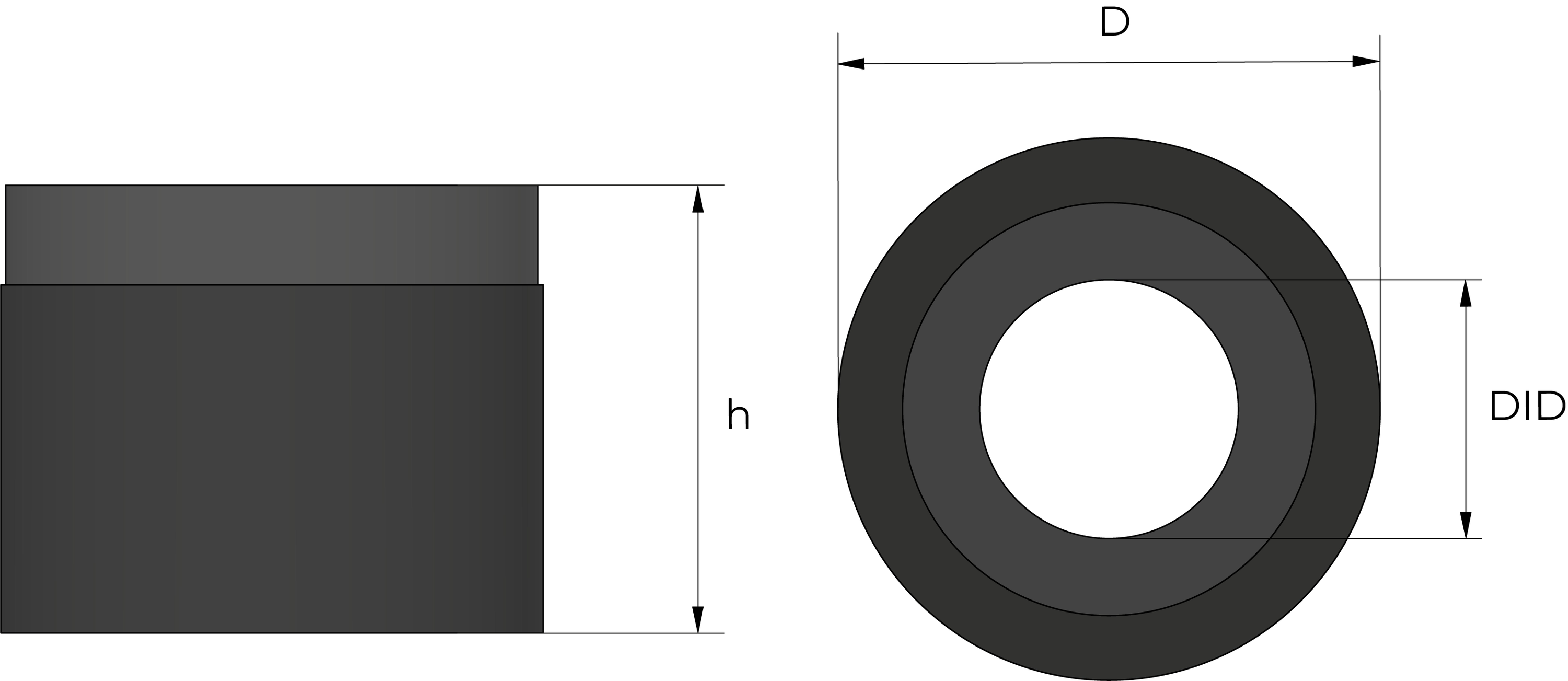 Doble tetninger Technical Drawing