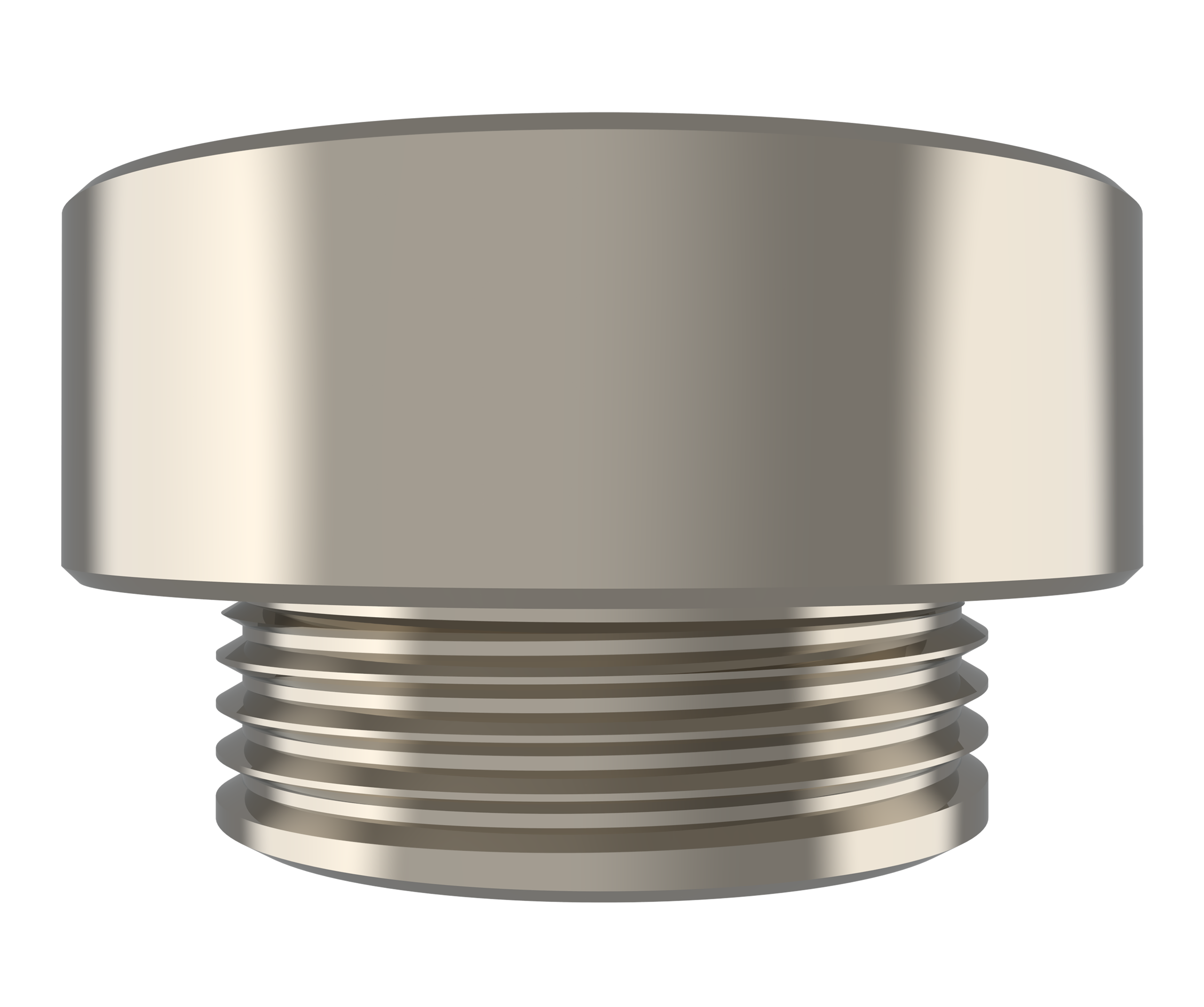 Utvidelsesnippel, metall view 2