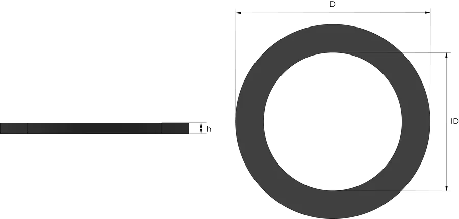 Pakninger Technical Drawing