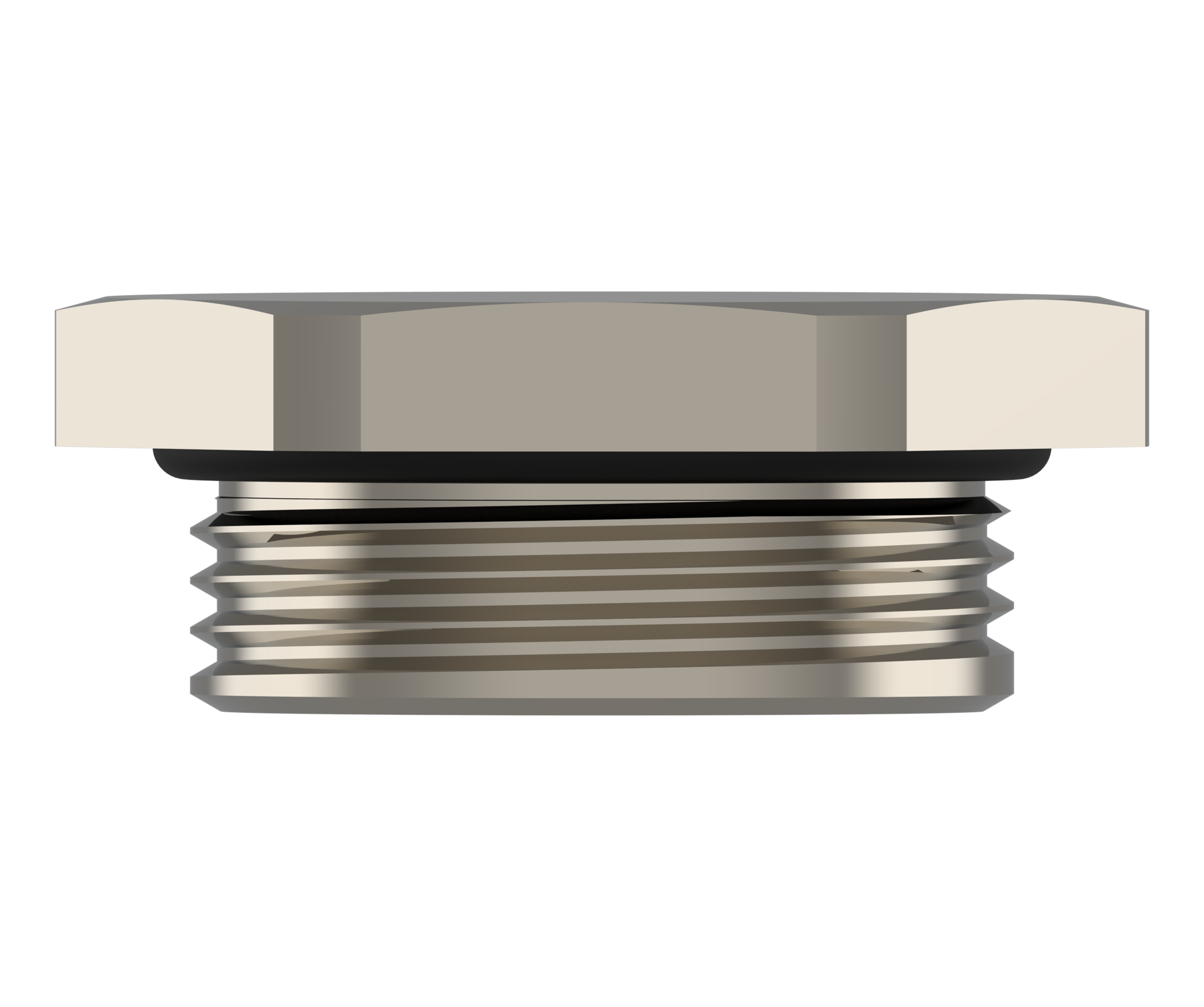 Sekskant-blindplugg, metall view 4