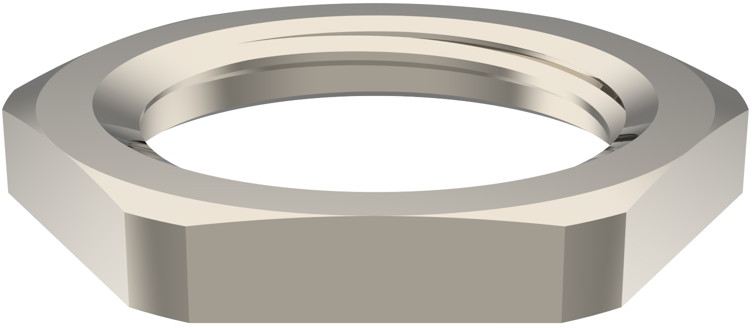Låsemutter, metall view 2