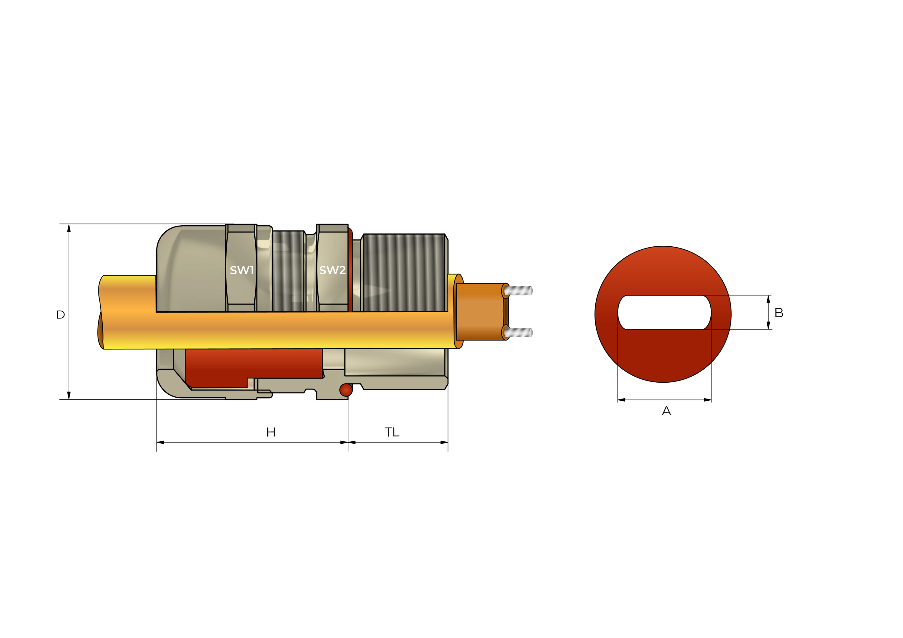 OCTANS FLAT Technical Drawing