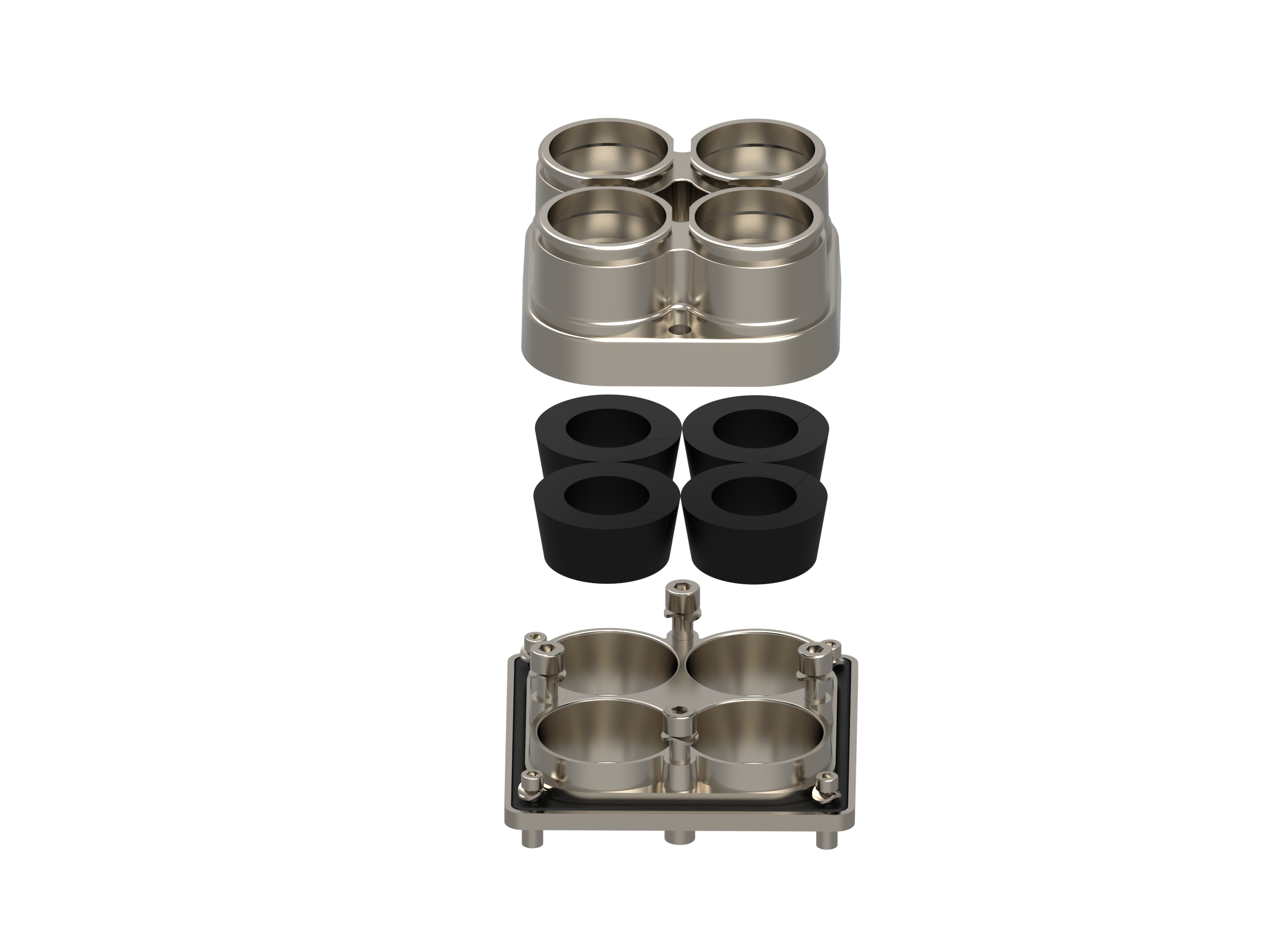 Quadro kabelinnføringsplate, metall view 4