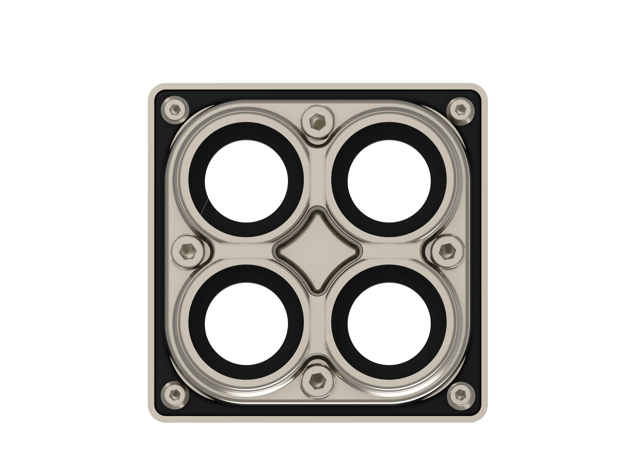 Quadro kabelinnføringsplate, metall view 5