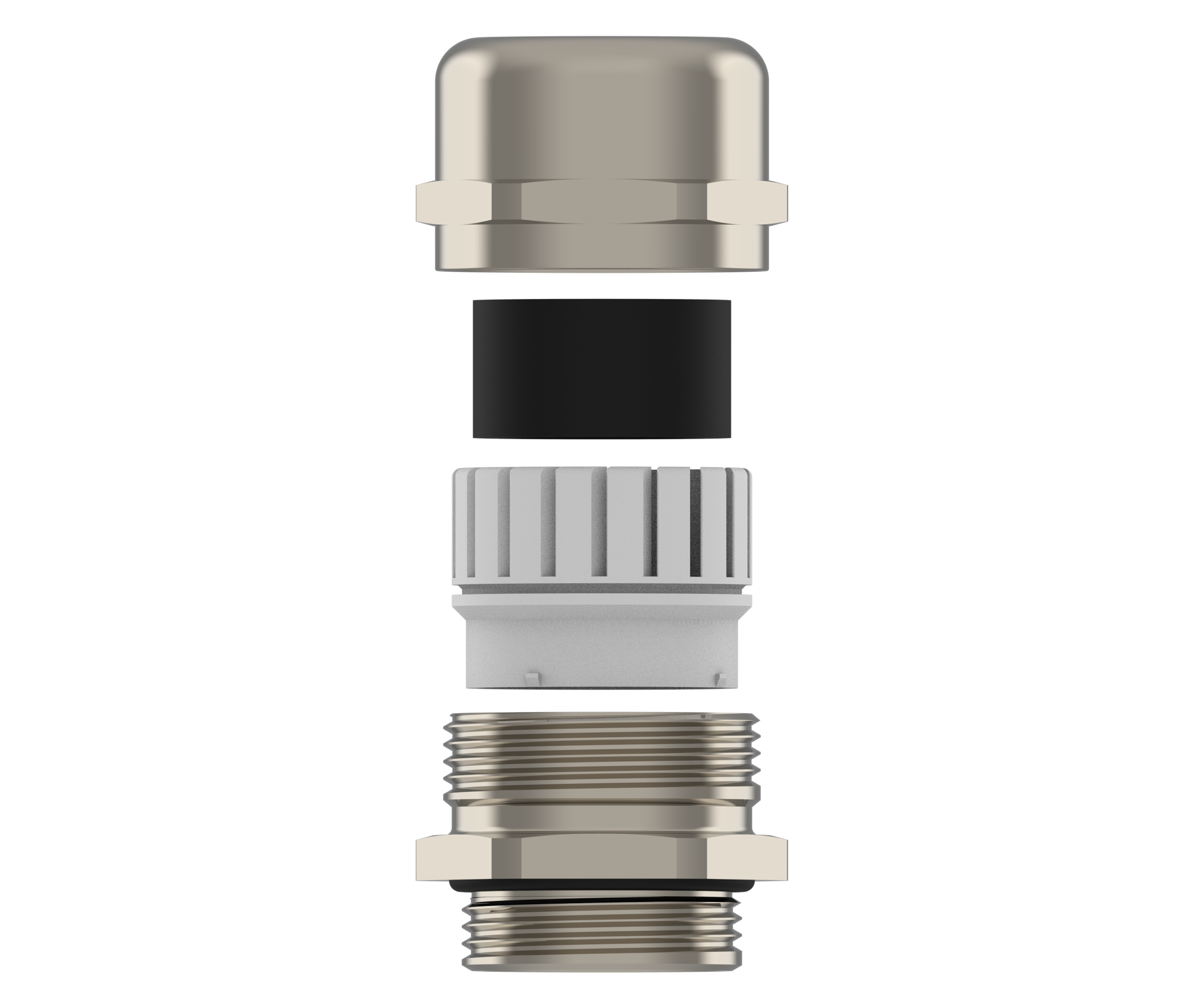 Jernbane standard metallkabelnippel view 4