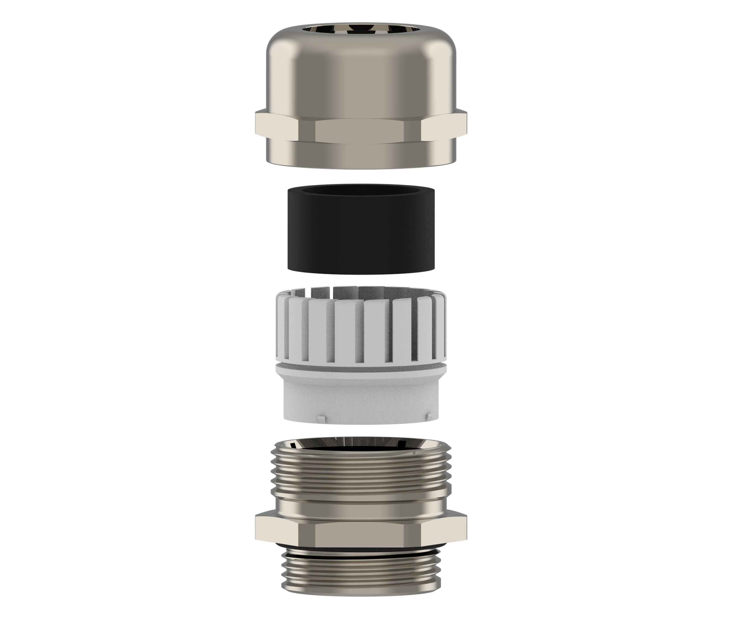 Jernbane standard metallkabelnippel view 5