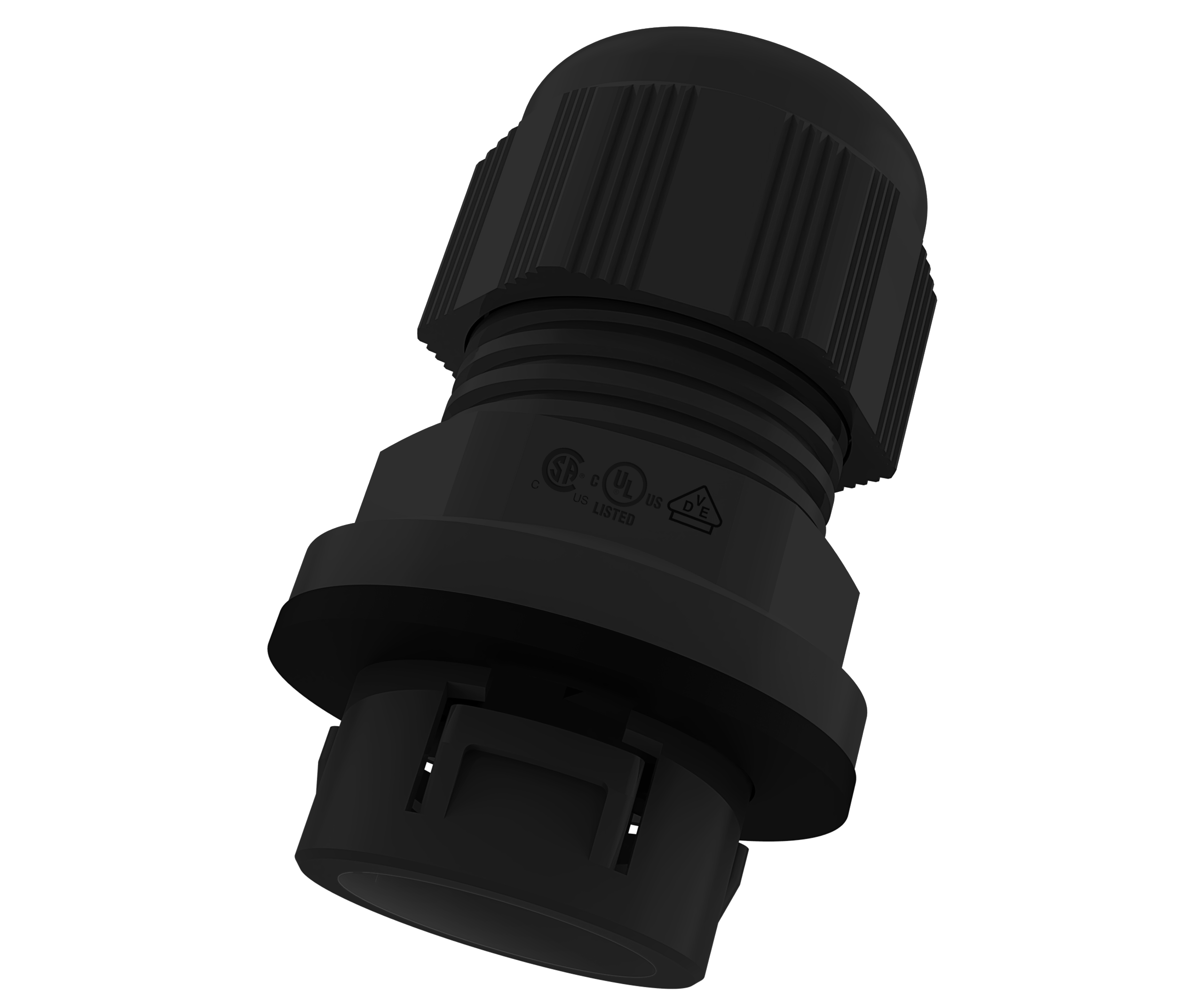 Snap-In Cable Glands, Plastic view 3