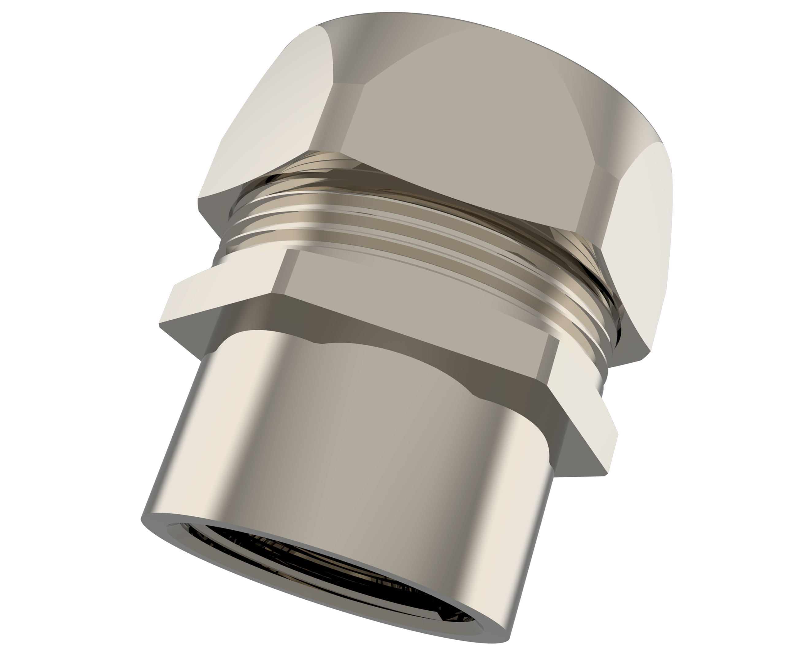 Rett Liquid Tight-kobling, hunn