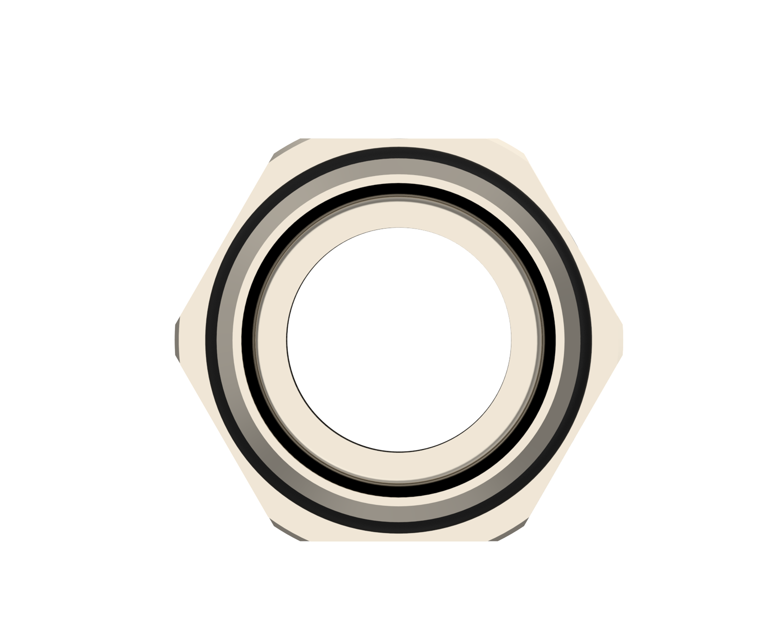 Ventilasjons kabelnippel, metall view 5
