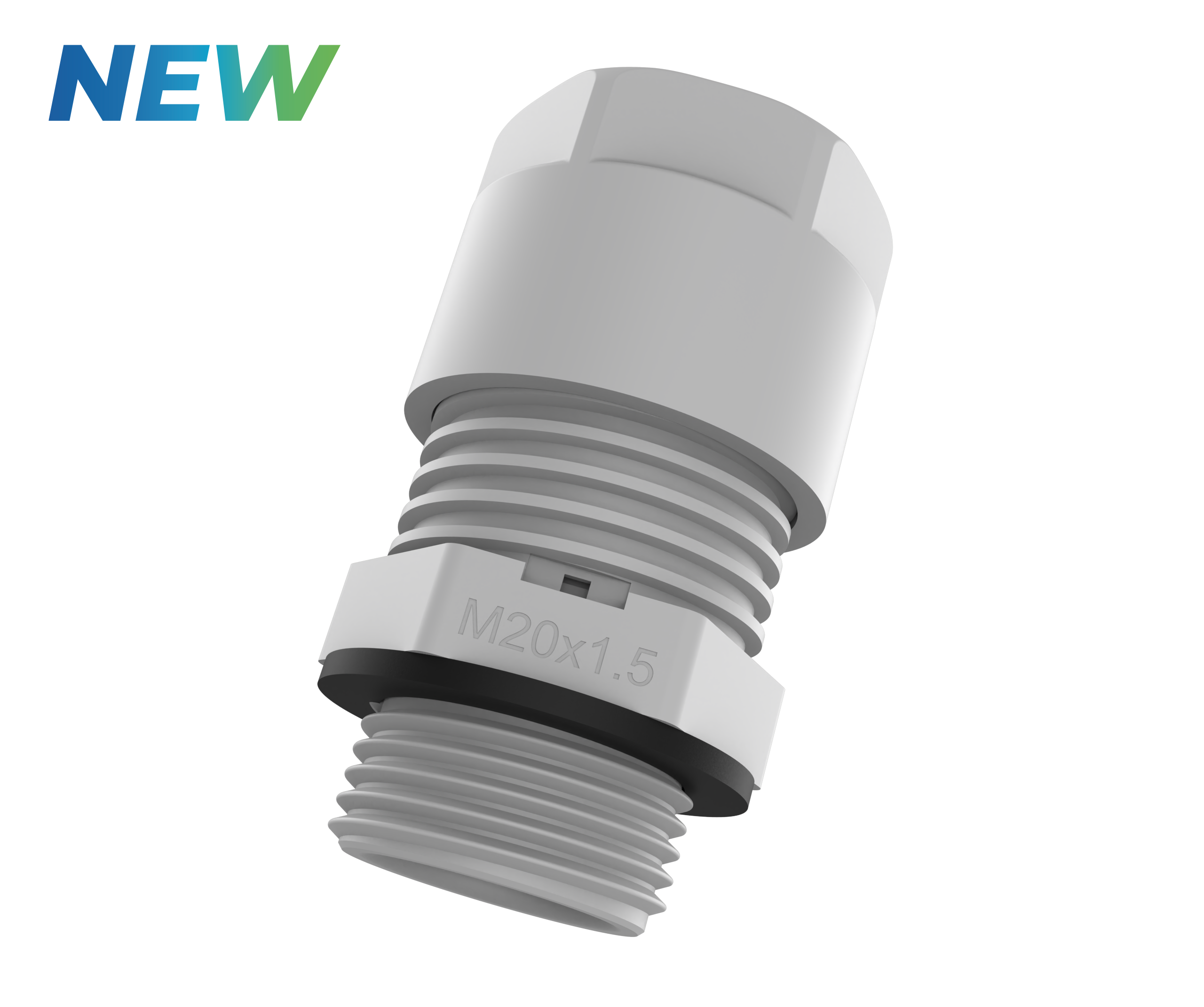 Ventilasjons kabelnippel, plast view 7