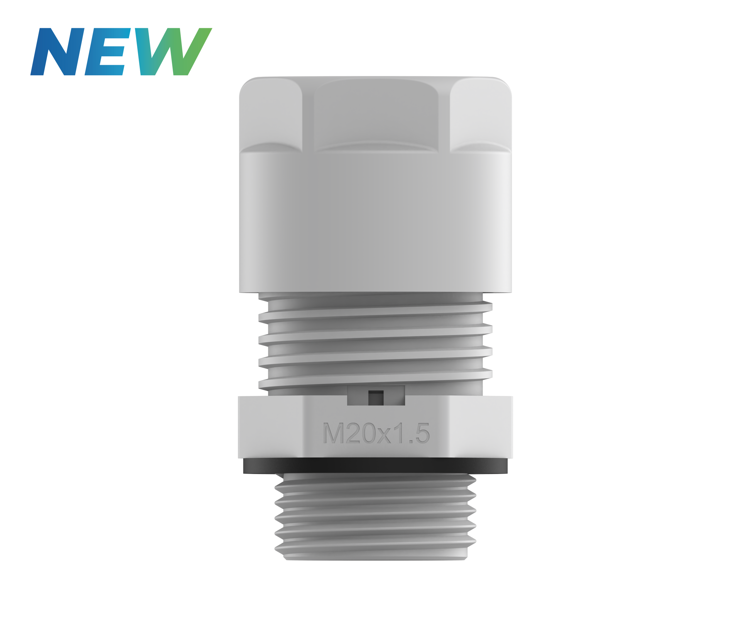 Ventilasjons kabelnippel, plast view 9