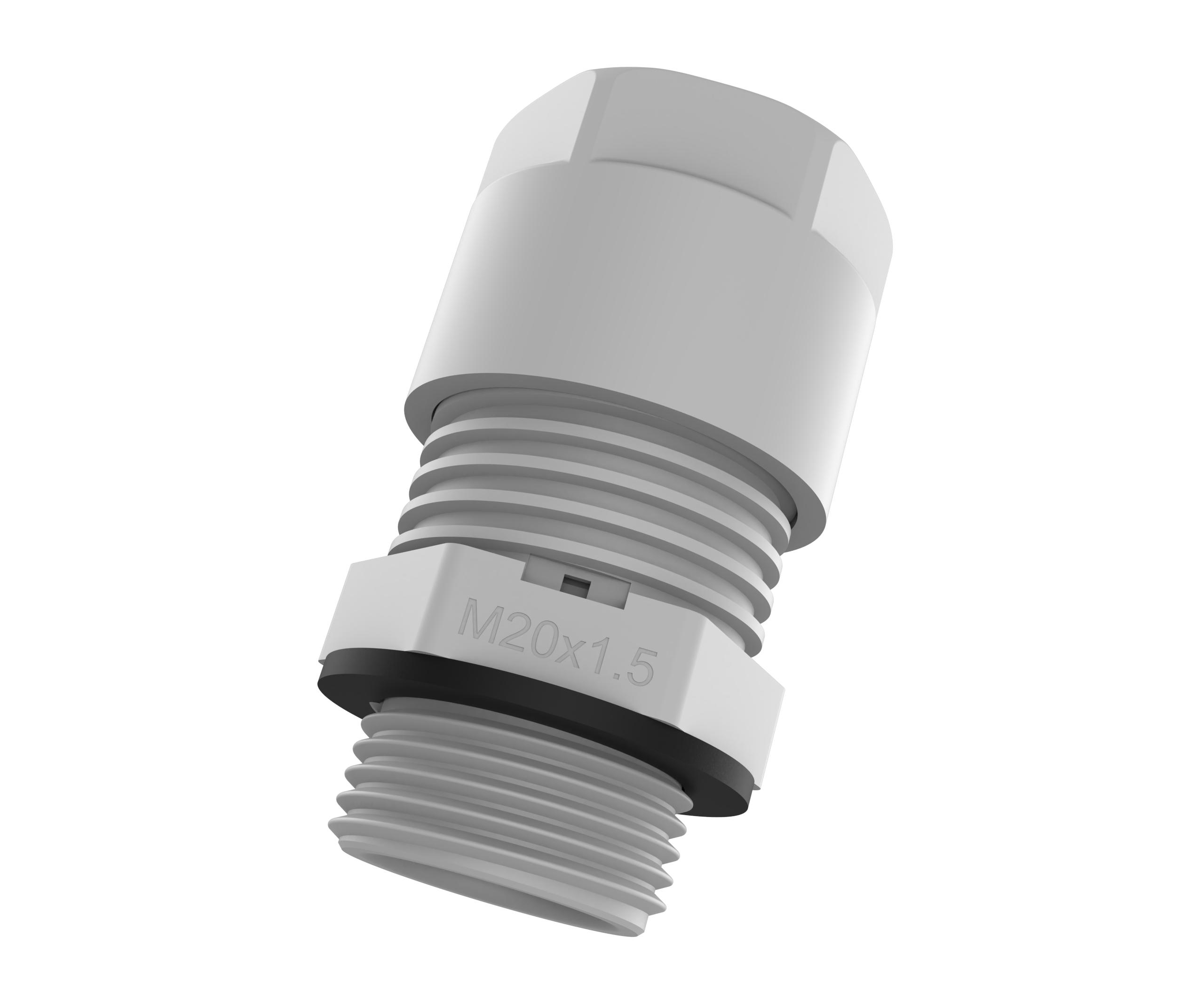 Ventilasjons kabelnippel, plast