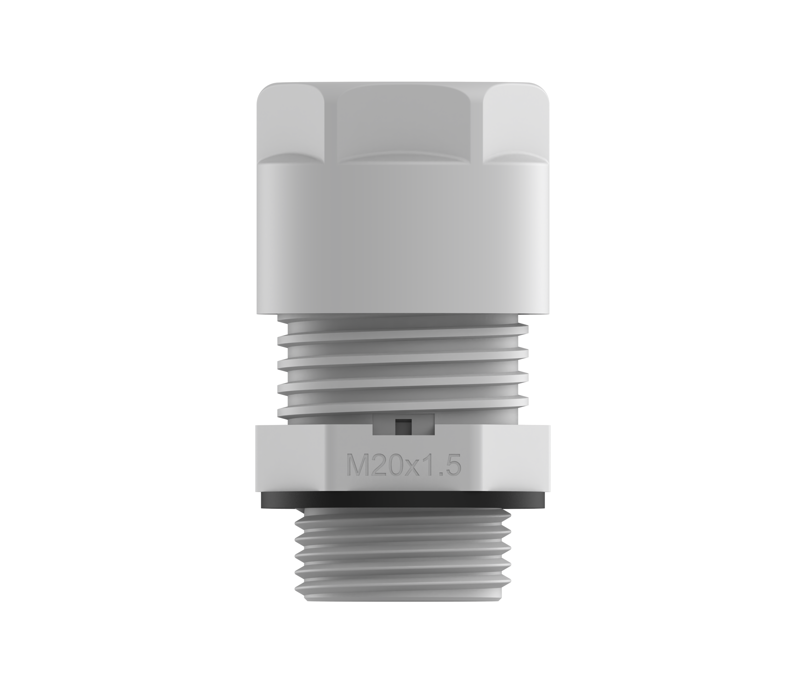 Ventilasjons kabelnippel, plast view 3