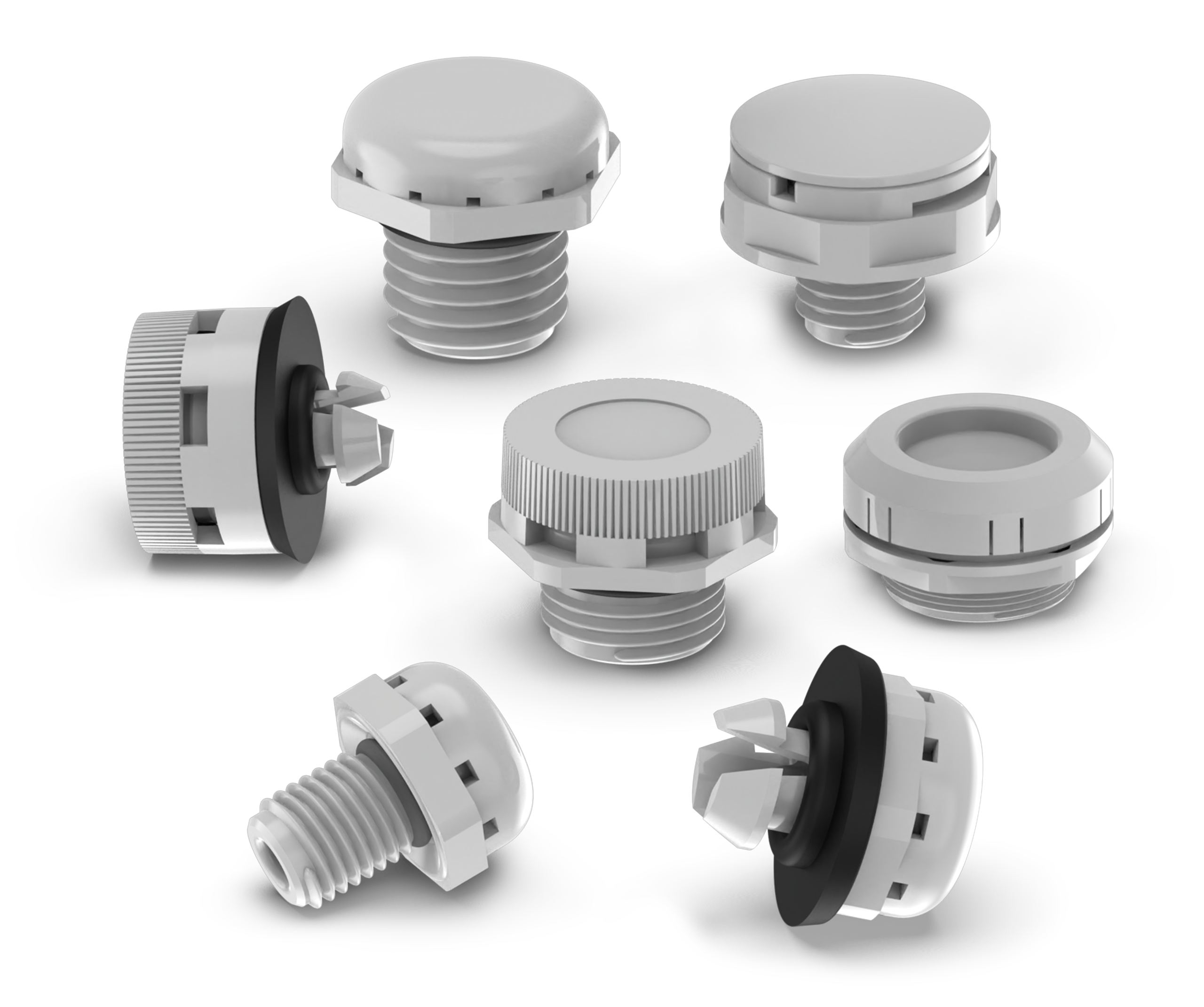 Ventilasjonsplugg, plast view 22